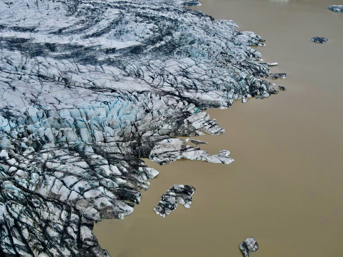 Der Svinafellsjoekull Gletscher