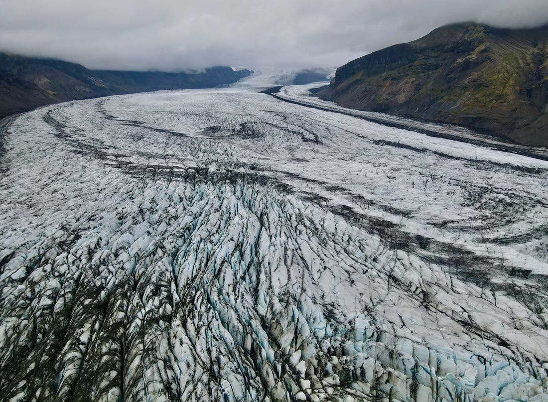 Die Gletscherzunge Svinafellsjoekull