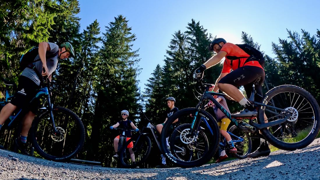 Fravely beim Bike-Kurs