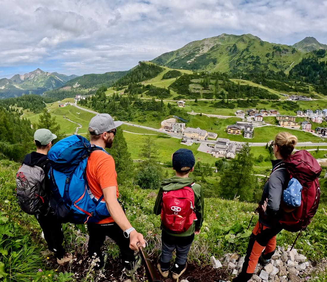 Fravely blicken auf Obertauern