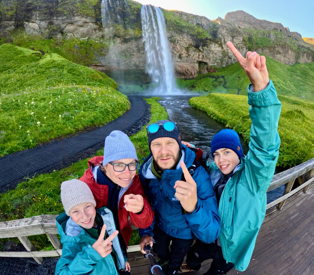 Fravely in Island am Seljalandsfoss