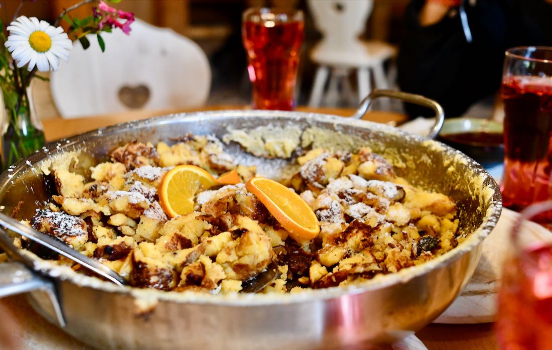 Kaiserschmarrn auf der Diktn Alm
