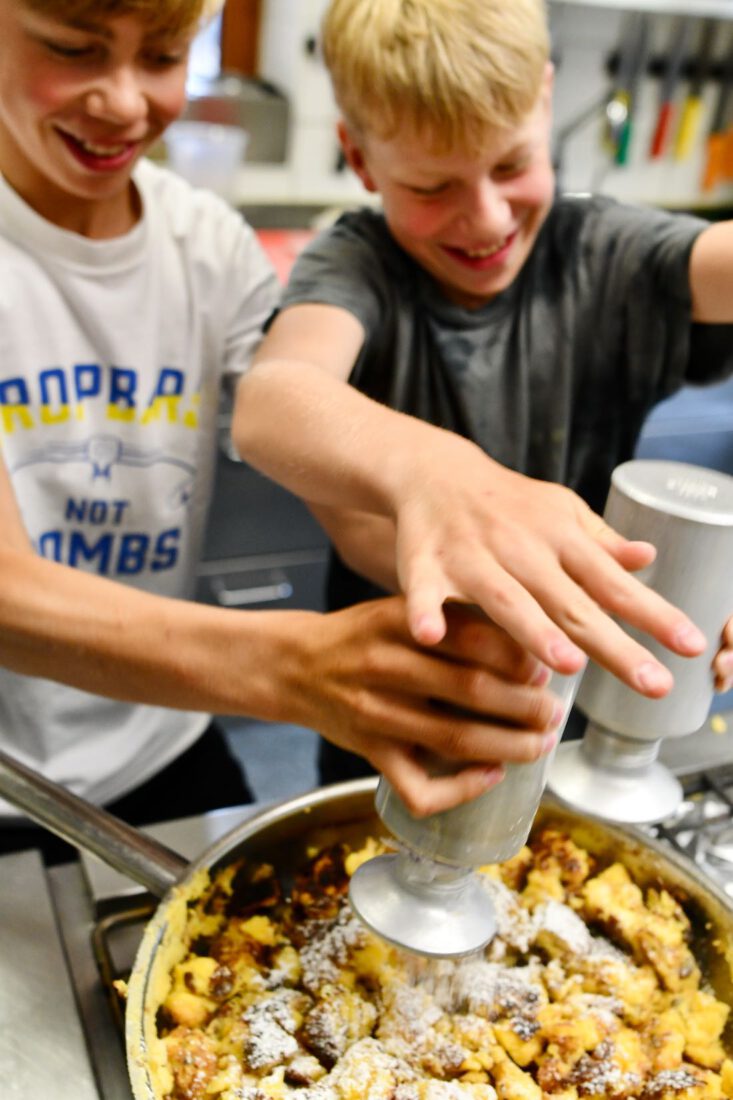 Puderzucker auf dem Kaiserschmarrn