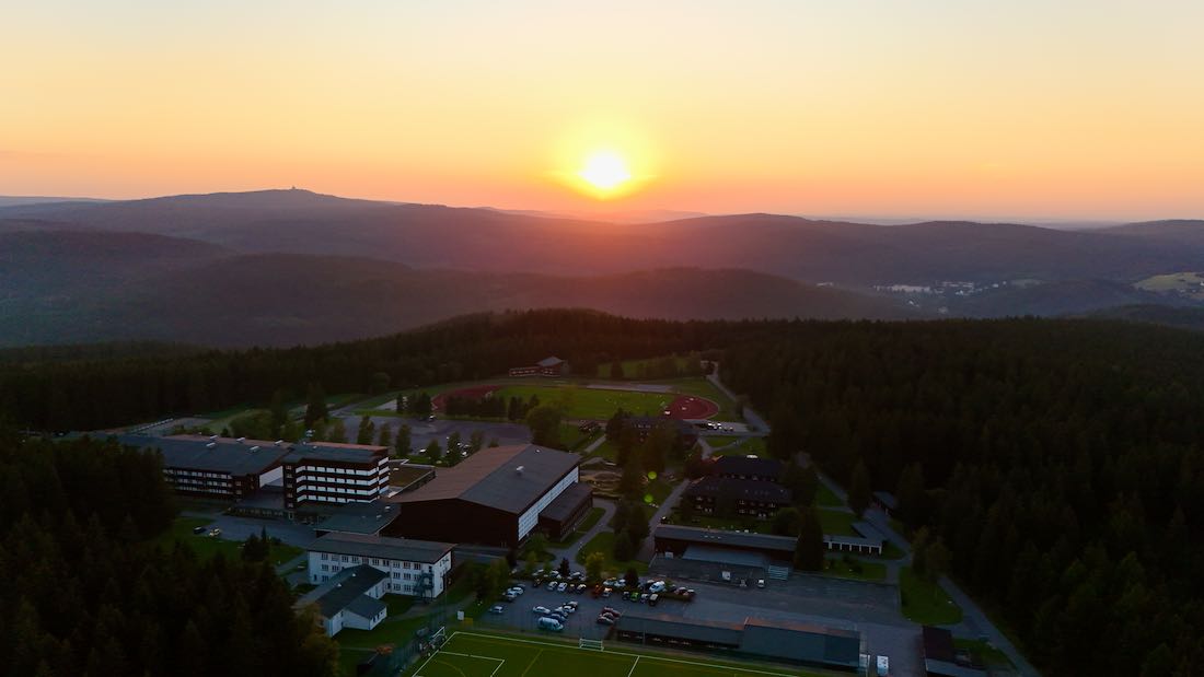 Sonnenuntergang am Rabenberg