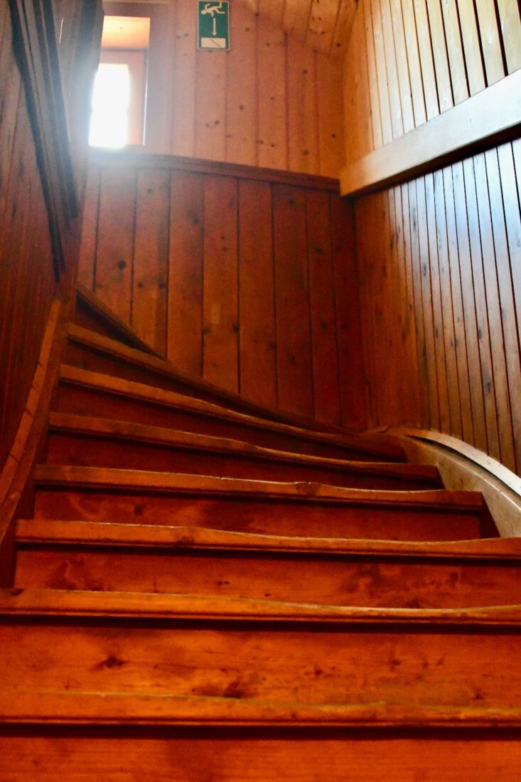 Treppe in der Südwiener Hütte