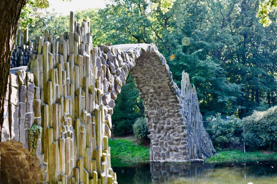 Die Rakotzbrück in Kromlau in der Oberlausitz