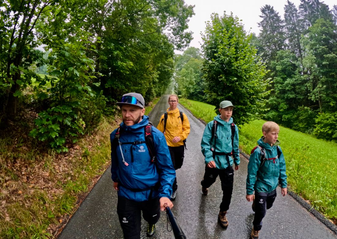 Es regnet am Kitzbuehler Horn