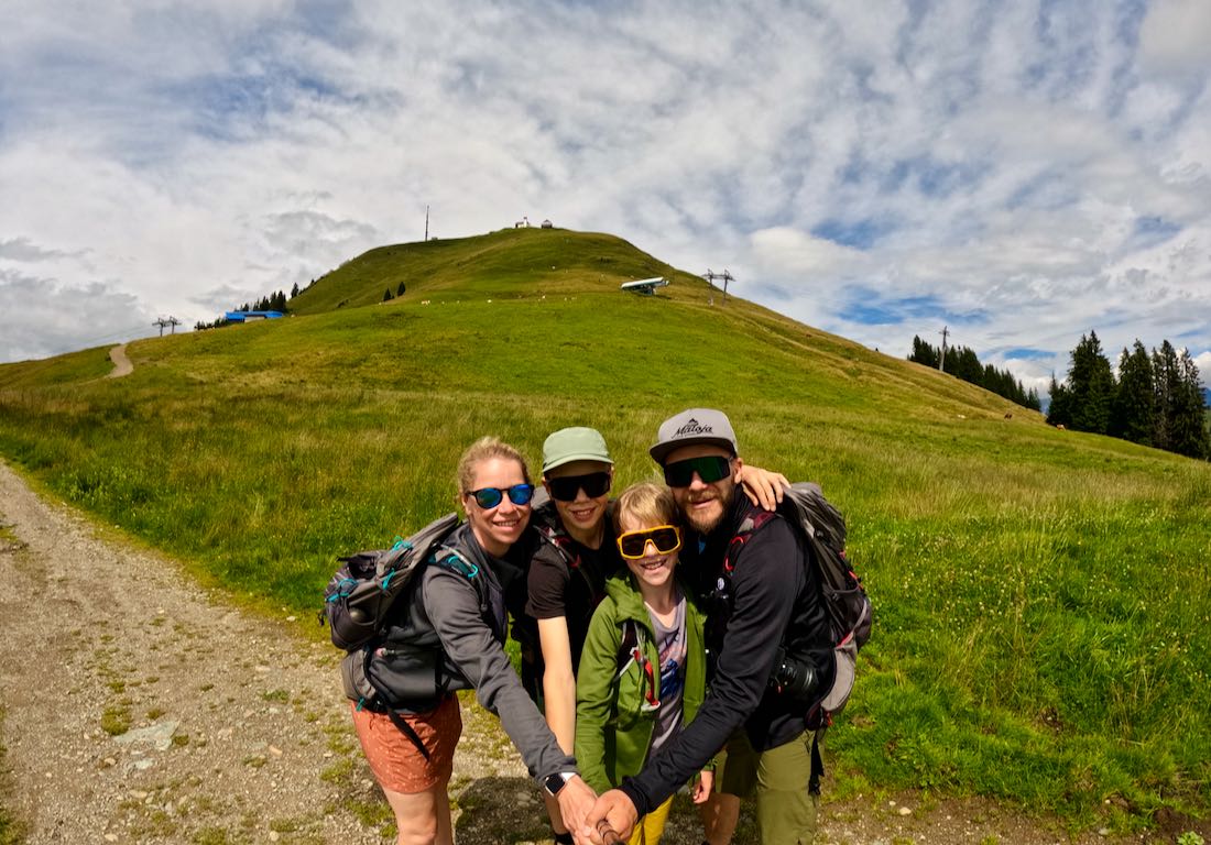 Fravely an der Hohen Salve beim Family KAT Walk
