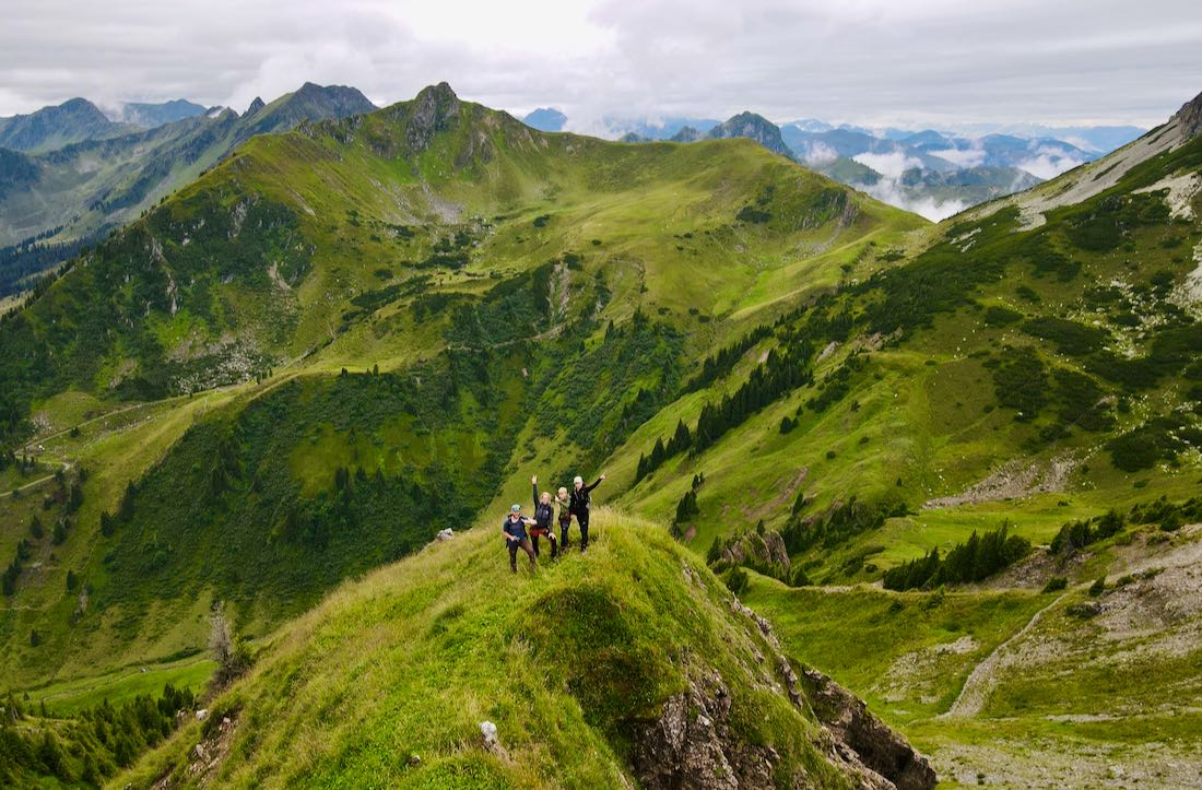 Fravely in den Bergen von Fieberbrunn