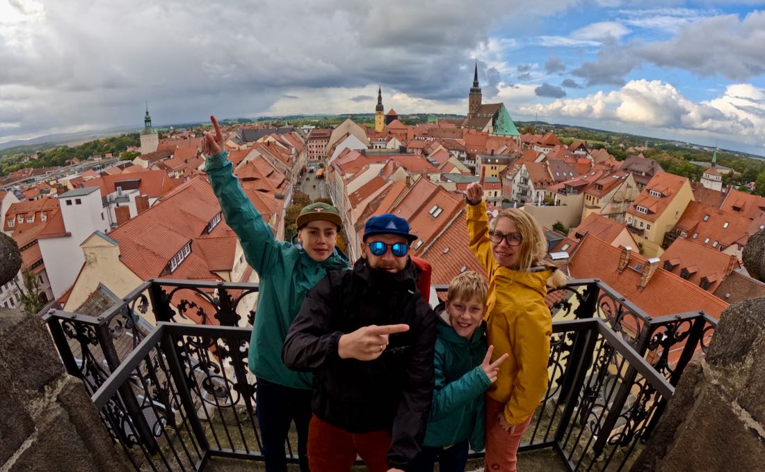 Fravely auf dem Reichenturm in Bautzen