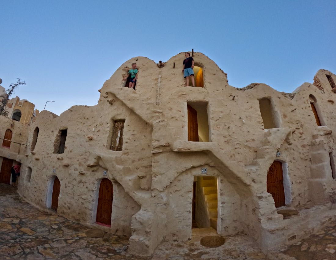 Ben und Flo im Hotel Hadada in Tunesien