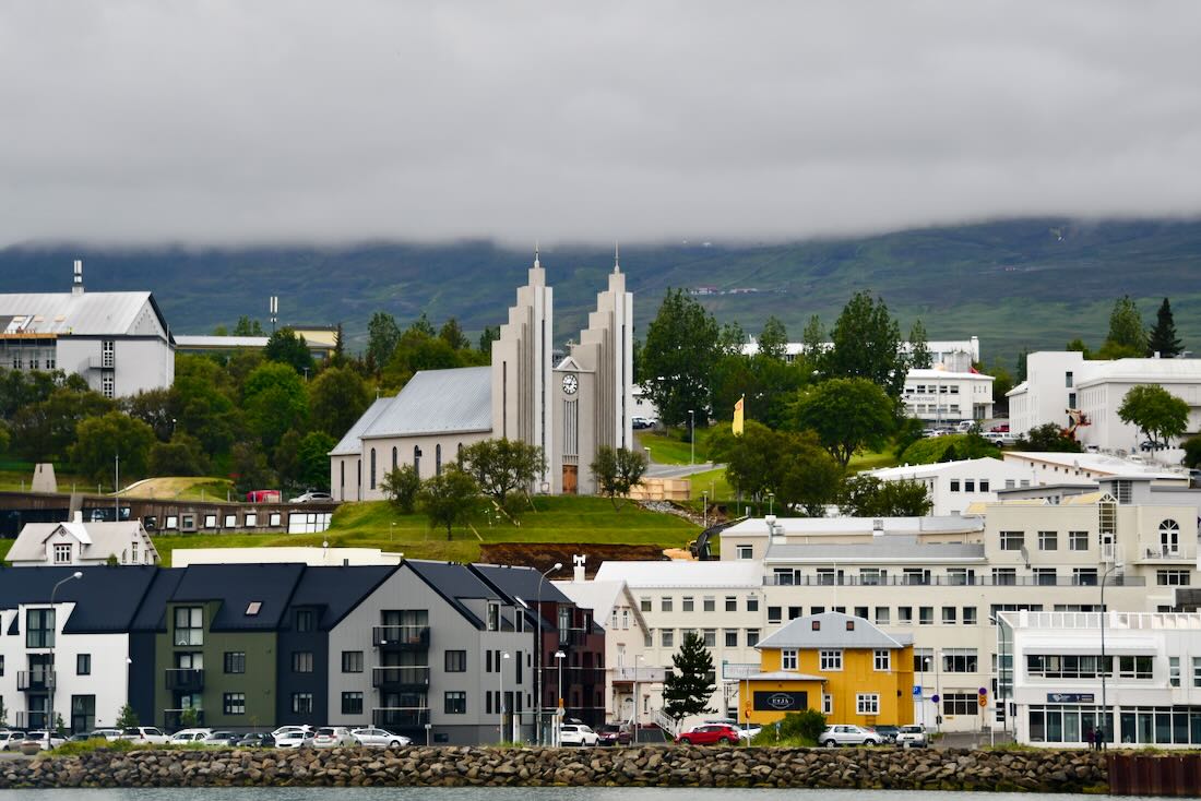 Blick auf Akureyri
