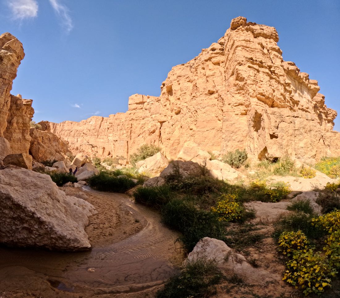 Der Tamerza Canyon im Sahara Atlas in Tunesien