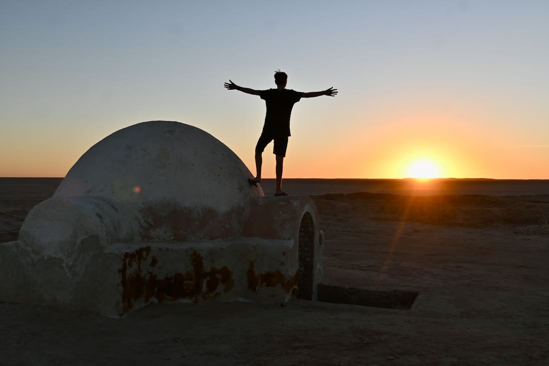 Flo auf Lars Homestead in Tunesien