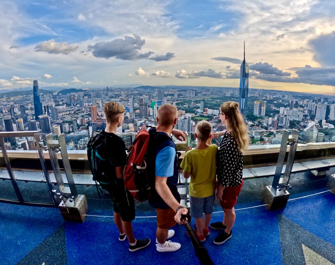 Blick über Kuala Lumpur Malaysia vom TV Tower aus