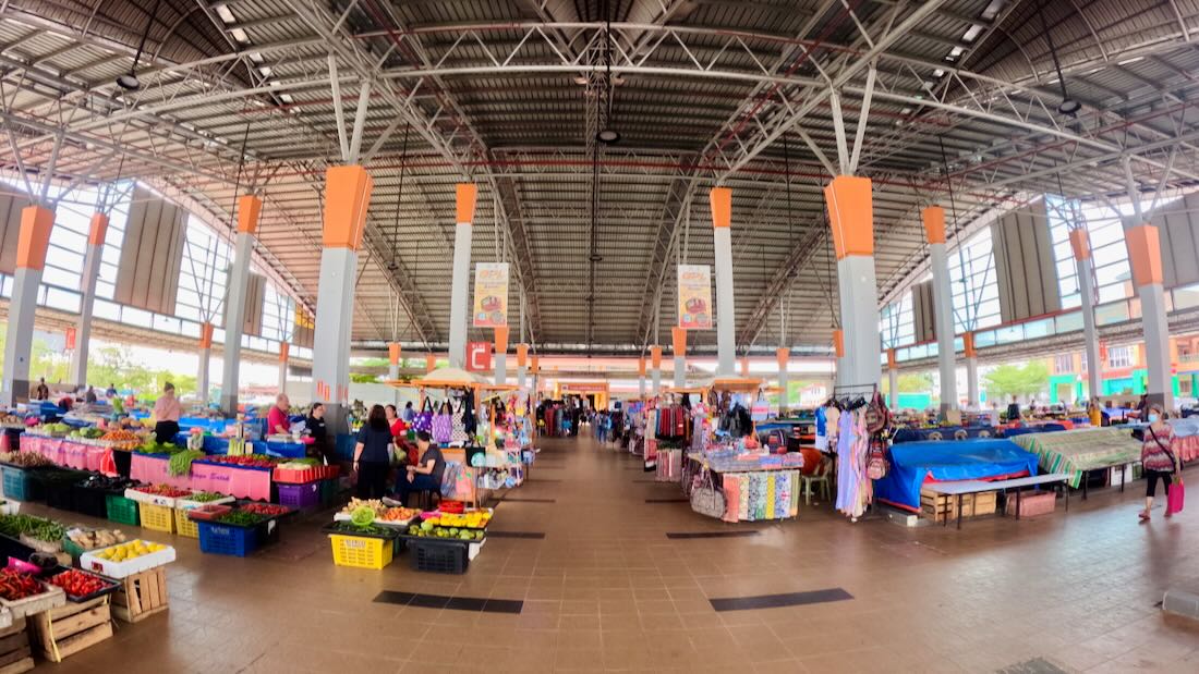 Die Markthalle in Kuching