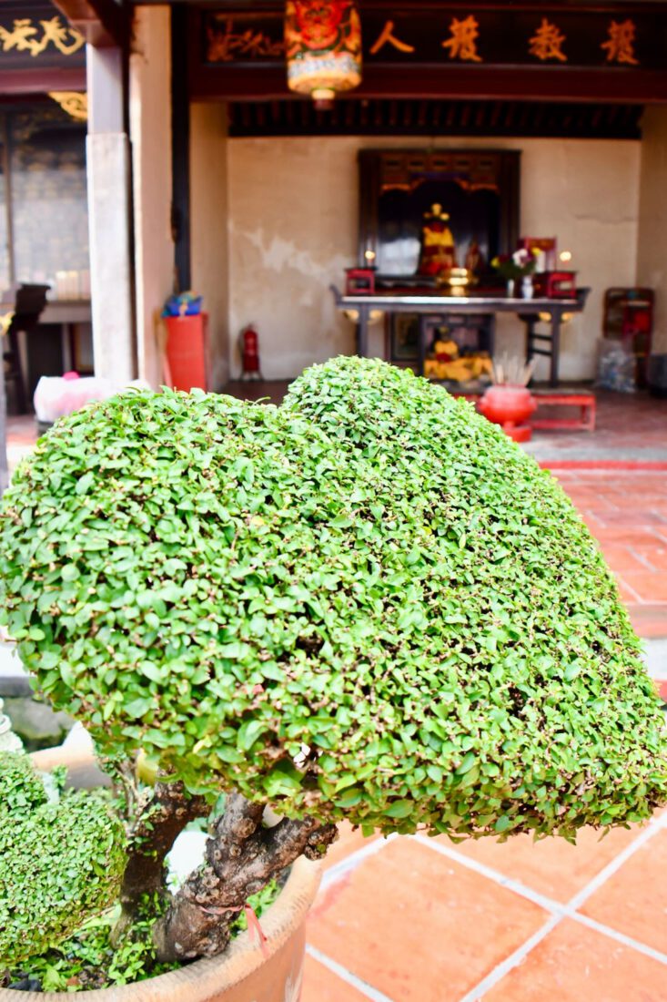 Herz im Chinesischen Tempel in Malakka