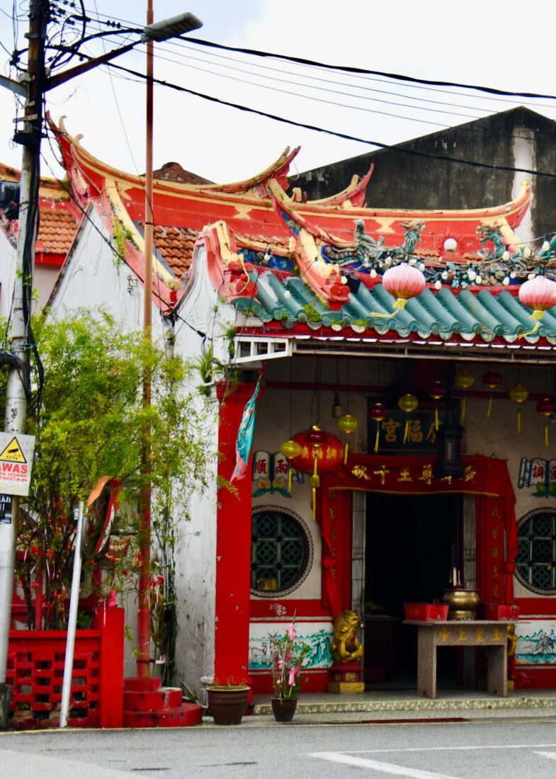 Kleines chinesisches Haus in Melaka