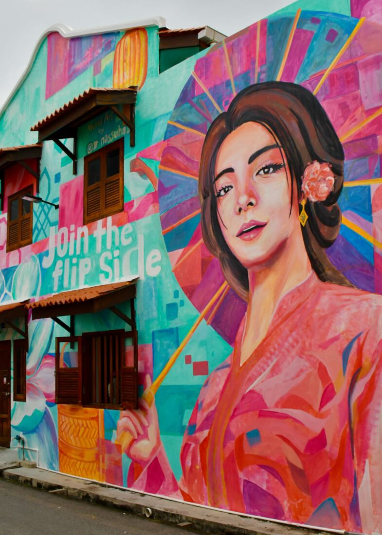 Streetart in Melaka Malaysia