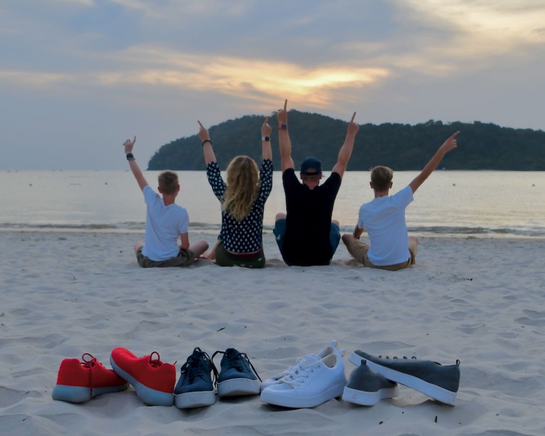 Fravely am Strand von Langkawi