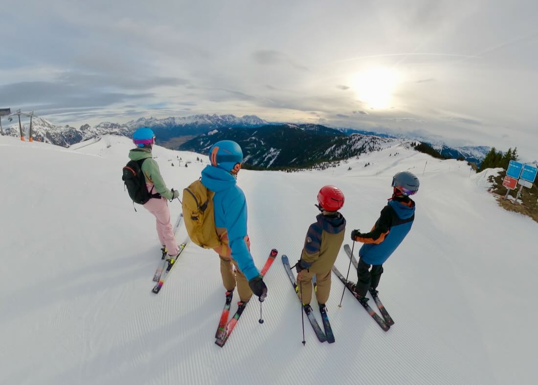 Fravely an der Piste in Leogang im Skicircus