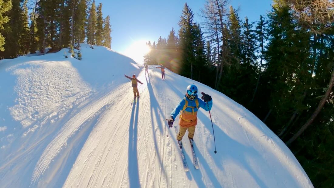 Fravely auf der Piste in Schladming am Dachstein