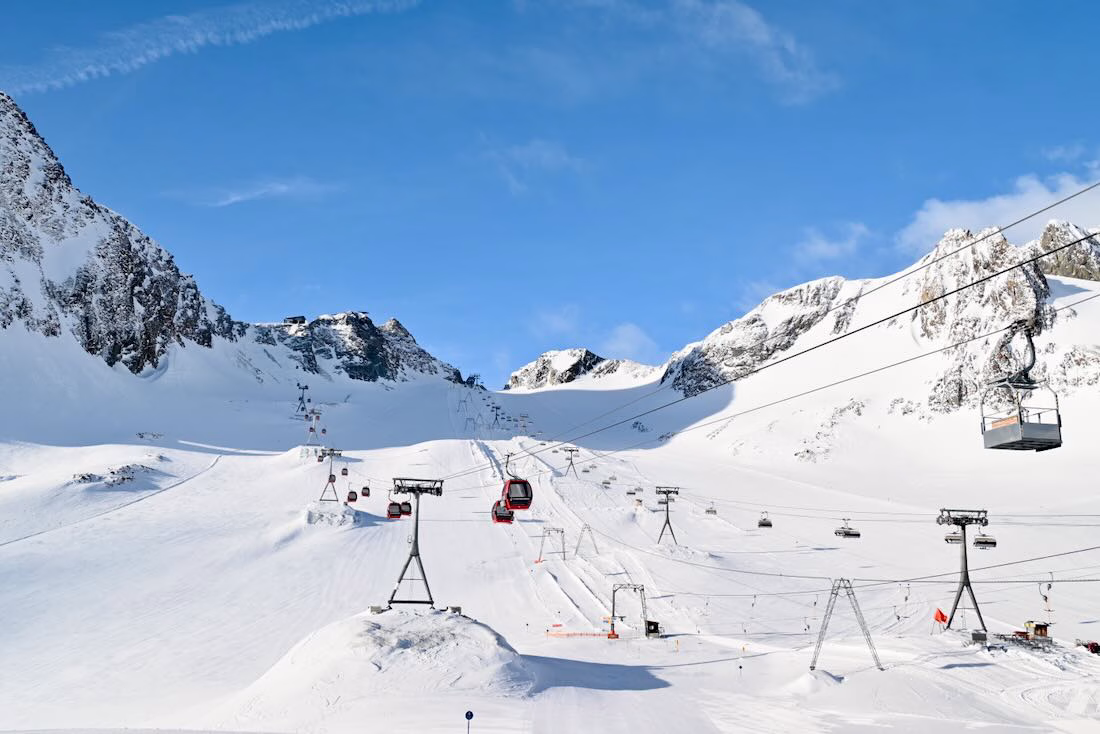 Blick über den Stubaier Gletscher