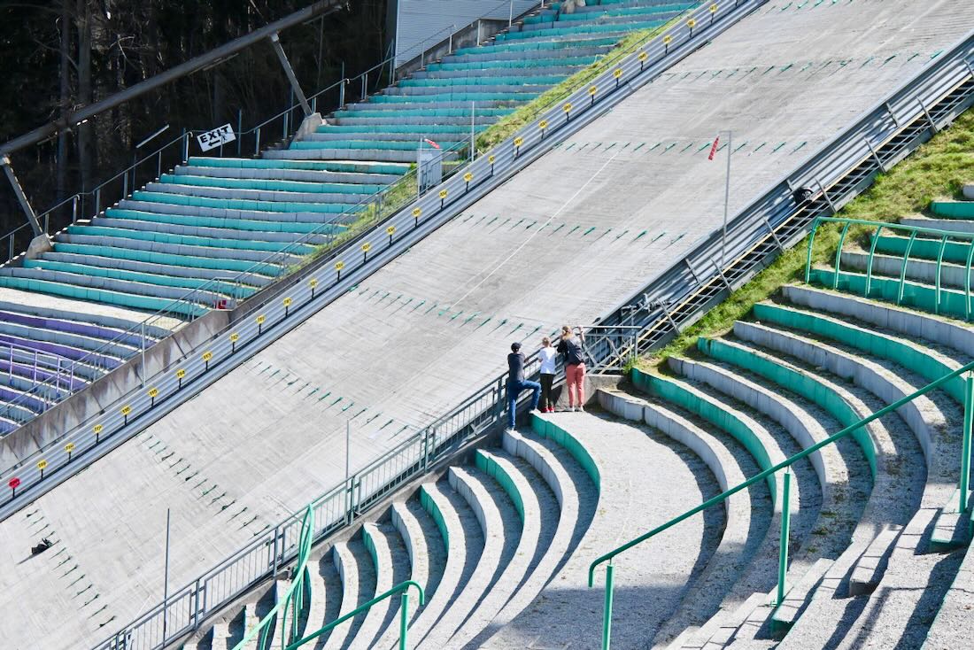 Fravely an der Skisprungschanze Bergisel