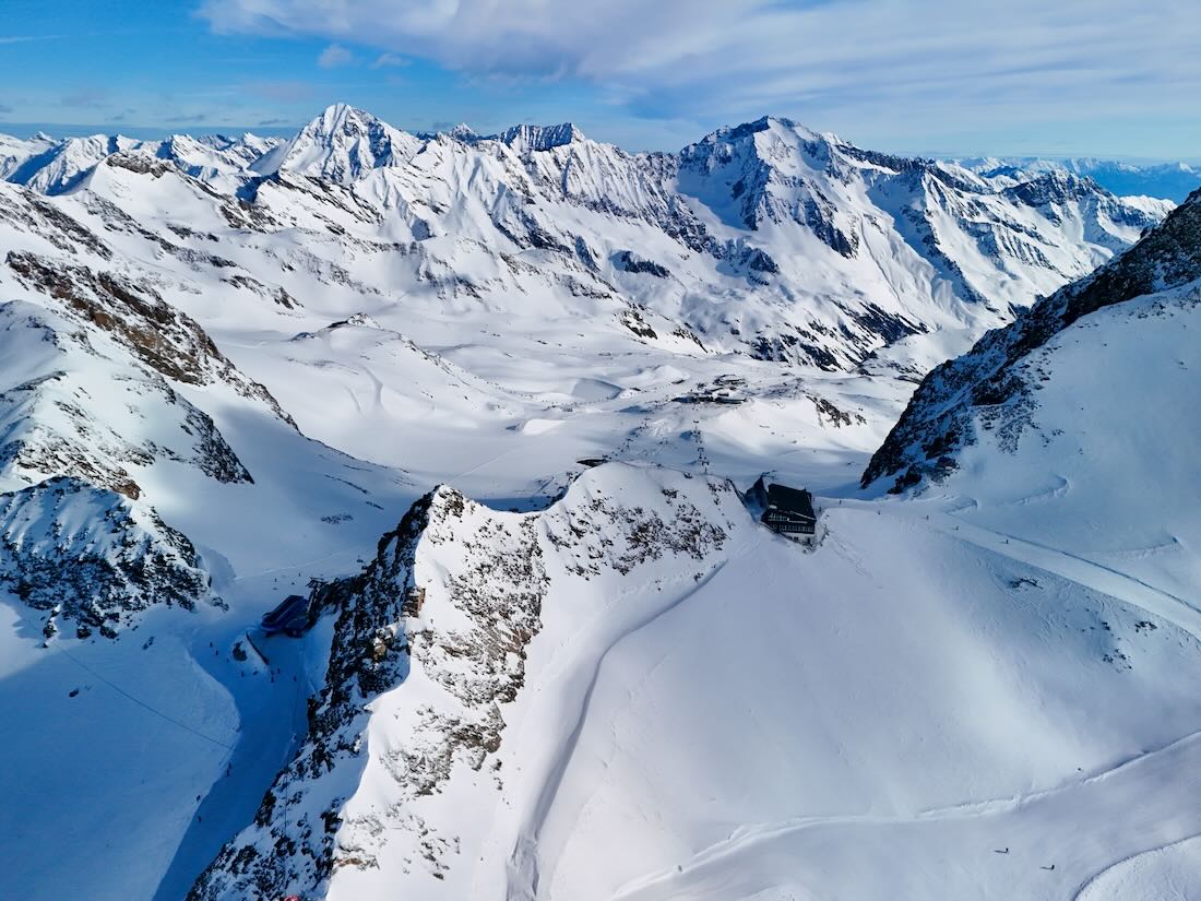 Wunderschöner Ausblick über den Stubaier Gletscher
