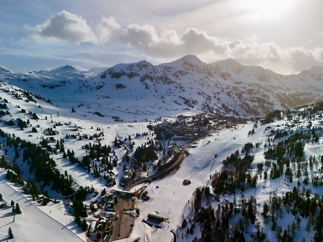 Blick über Obertauern