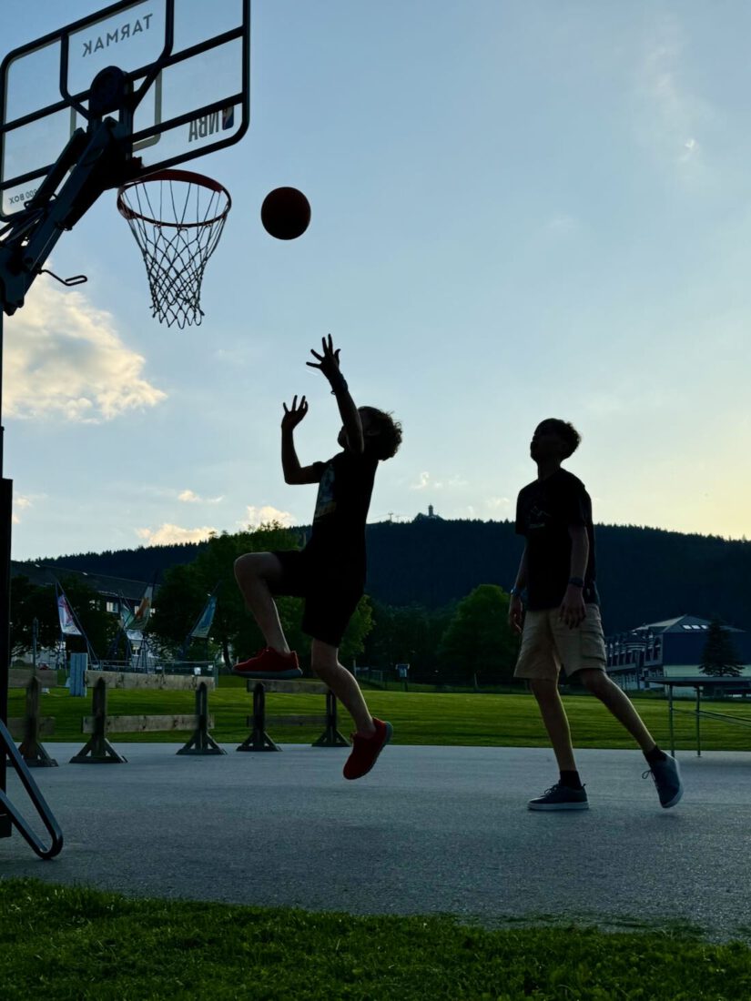 Basketball Platz am Elldus am Fichtelberg