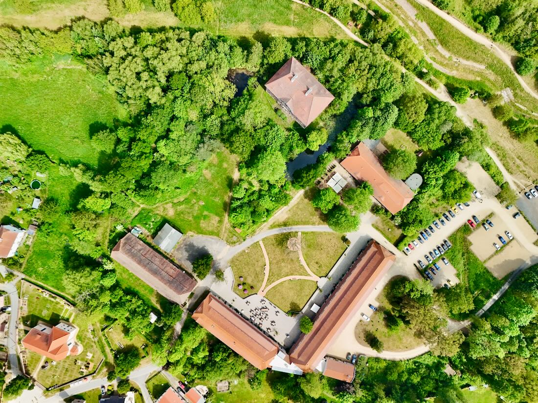Das Gut am See am Berzdorfer See aus der Luft