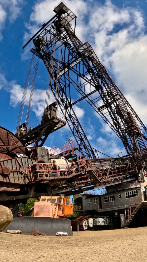 Der Schaufelradbagger in HAgenwerden bei Görlitz