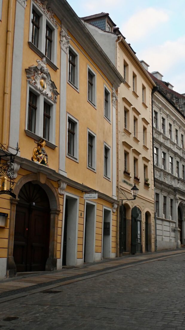 Die Altstadt in Görlitz an der Neiße