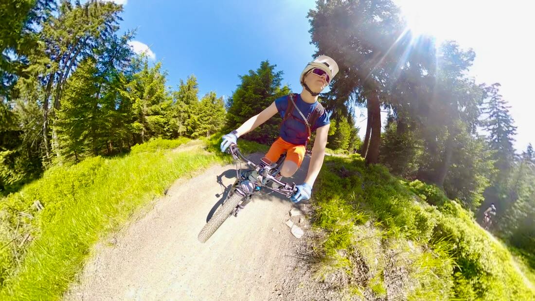 Melanie im Trail Park Klinovec