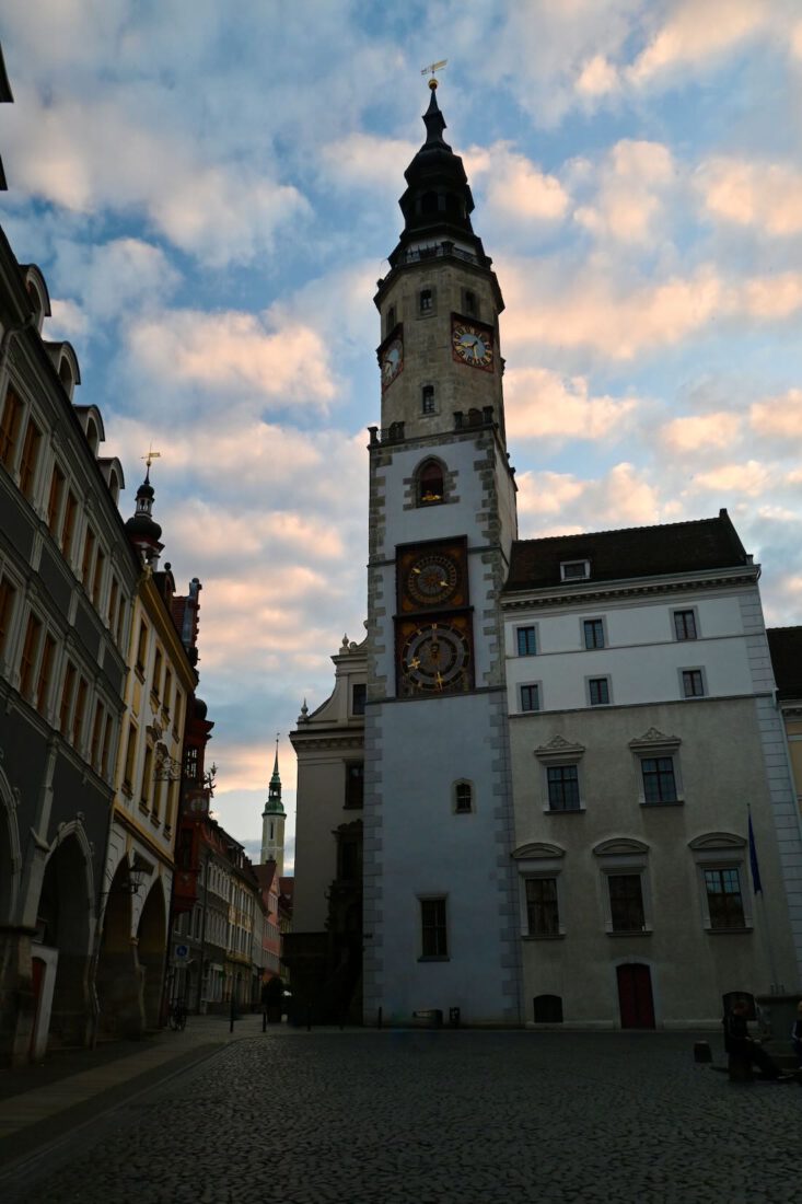 Rathausturm in Görlitz Ostsachen Oberlausitz