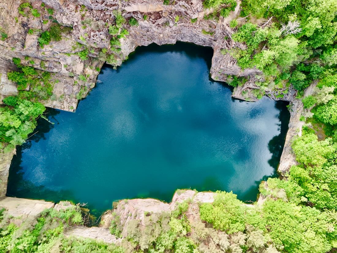 Steinbruch in den Königshainer Bergen