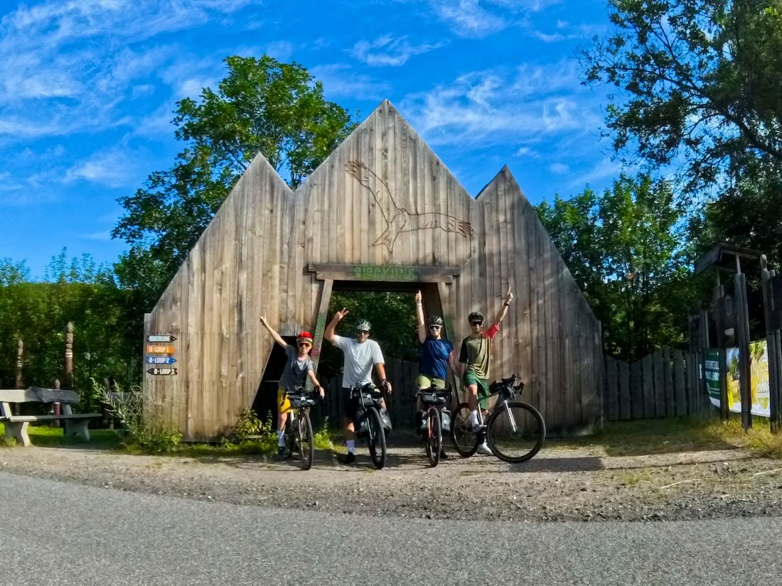 Fravely am Blockline Start in Holzhau