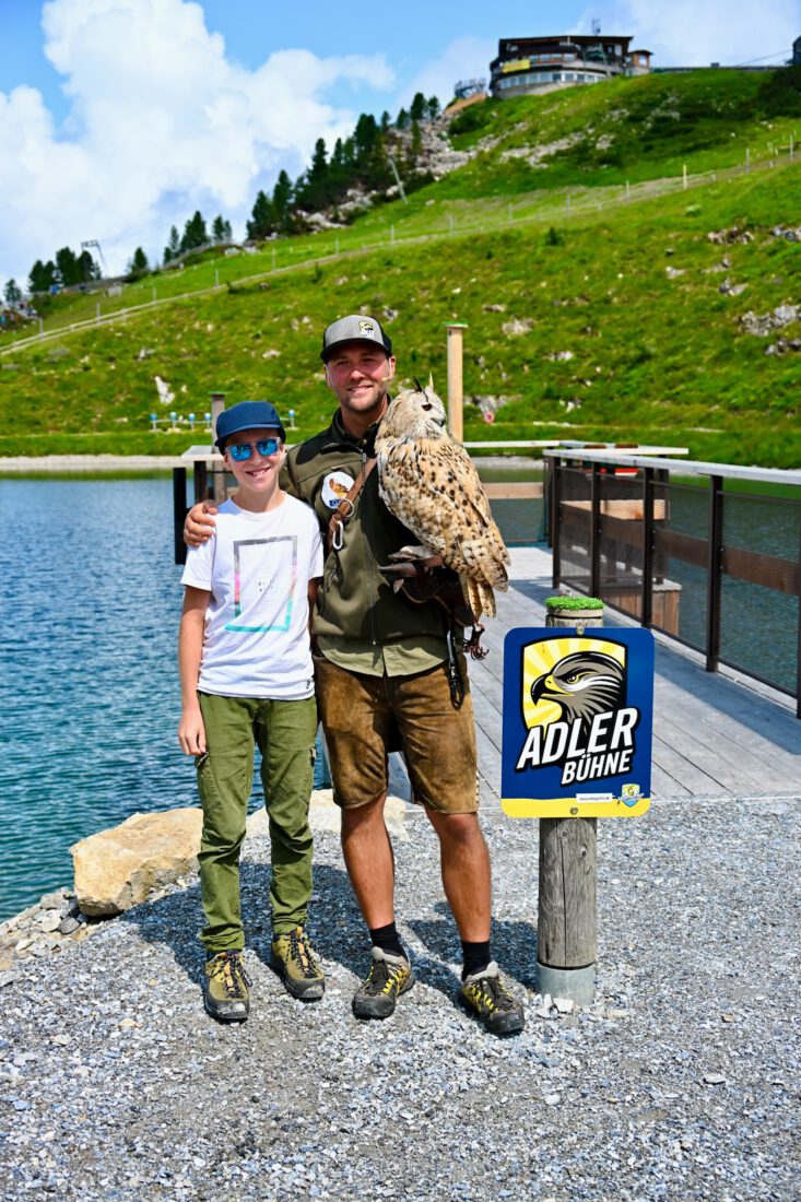 Ben mit Thomas Wechselberger an der AdlerBühne Ahorn
