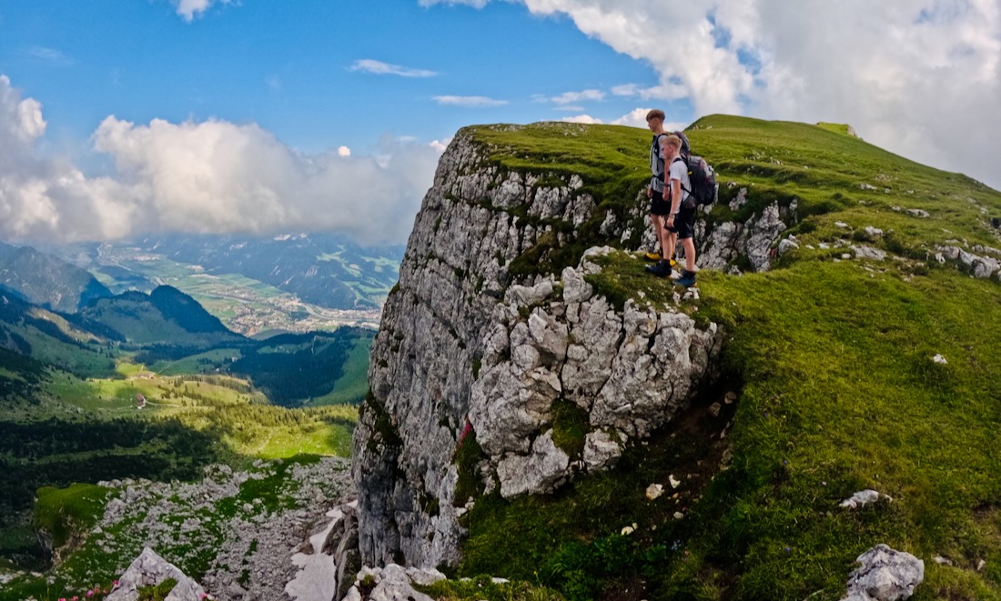 Ben und Flo im Rofangebirge
