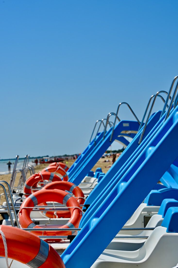Bibione Beach Tretboote