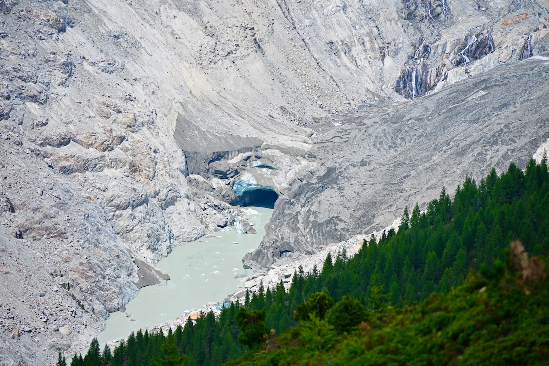 Das Ende des Aletsch Gletscher