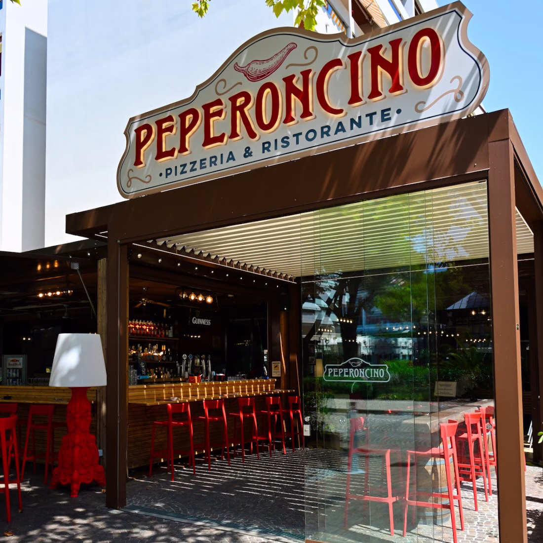 Das Restaurant Peperoncino in Bibione