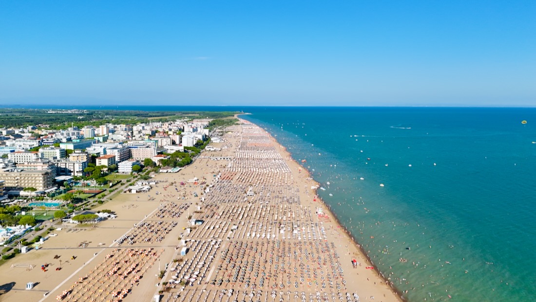 Der Strand von Bibione