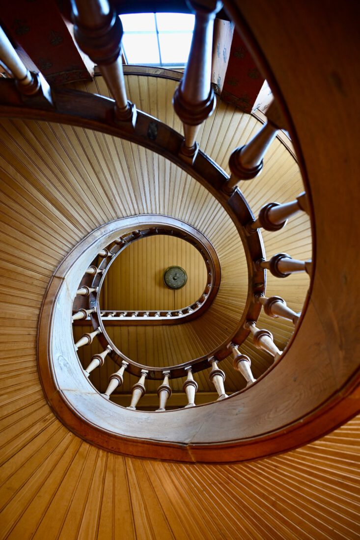 Die Treppe der Villa Cassel in der Aletsch Arena