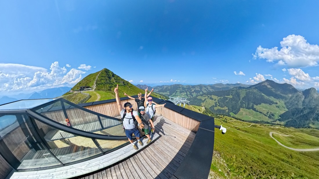 Fravely auf dem Top of Alpbach