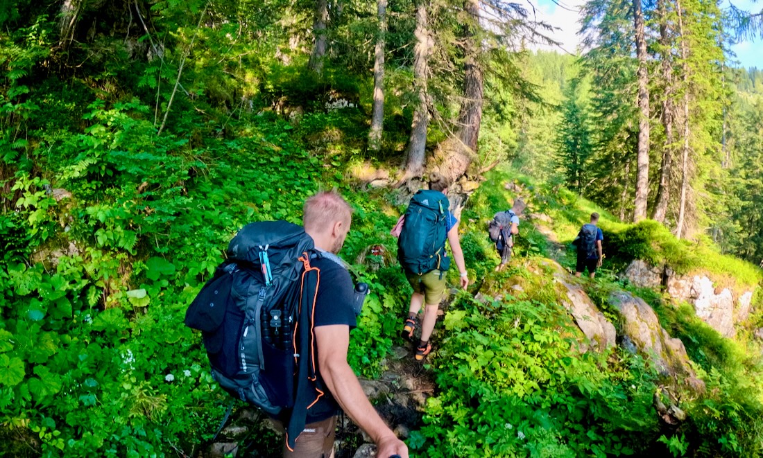 Fravely wandern im Rofan