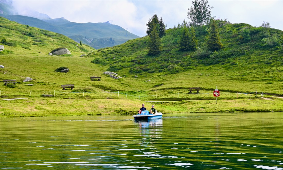 Mit dem Treetboot auf dem Bettmersee