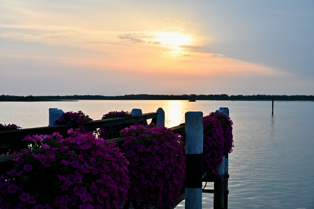 Sonnenuntergang in Bibione