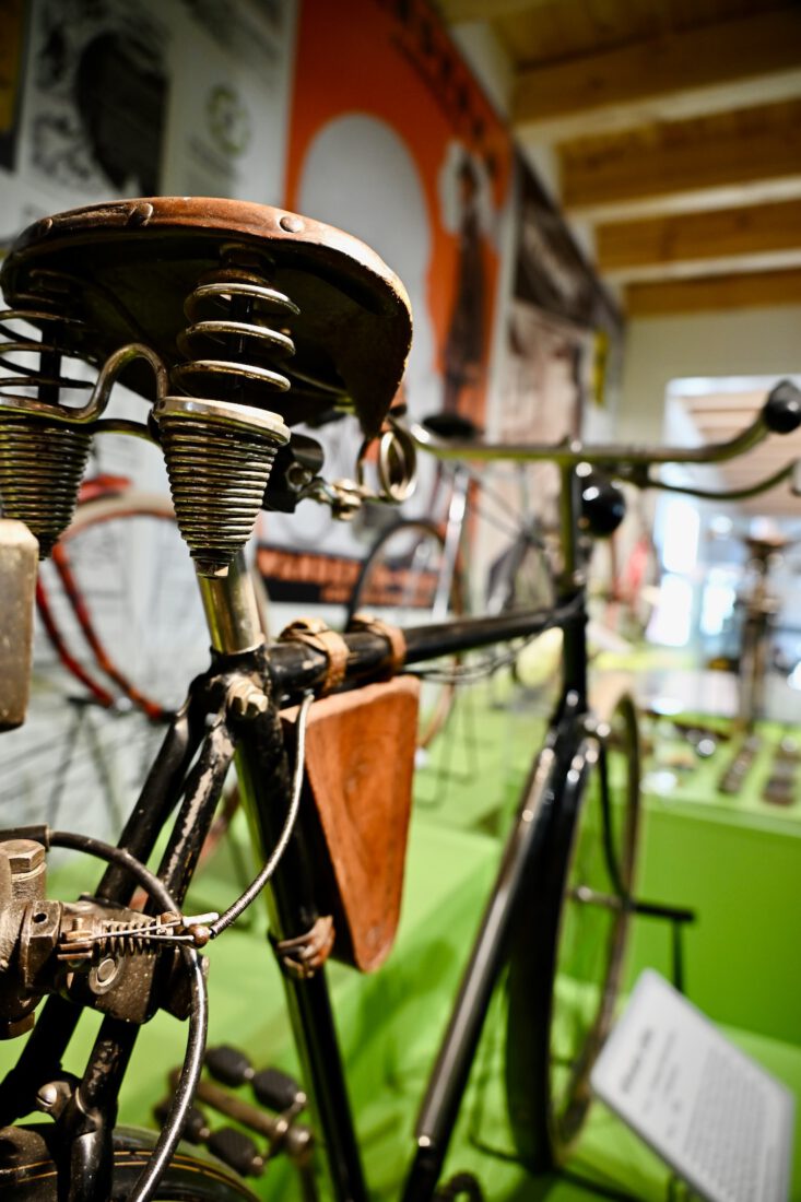 Altes Fahrrad im Velocium in Weinböhla bei Dresden in Sachsen